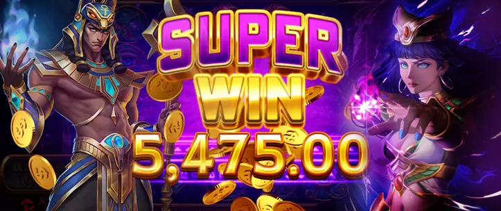 ATG戰神賽特2 SUPER WIN 5475 爆擊畫面｜seth2power 玩家實測贏分示意圖